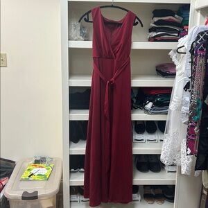 Elegant Burgundy Maxi Dress Binc c15 15c